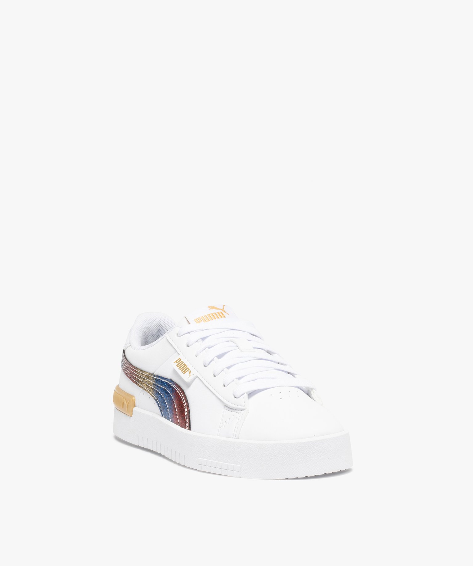 Baskets fille à bande irisée - Puma Jada Olympic blanc | GEMO