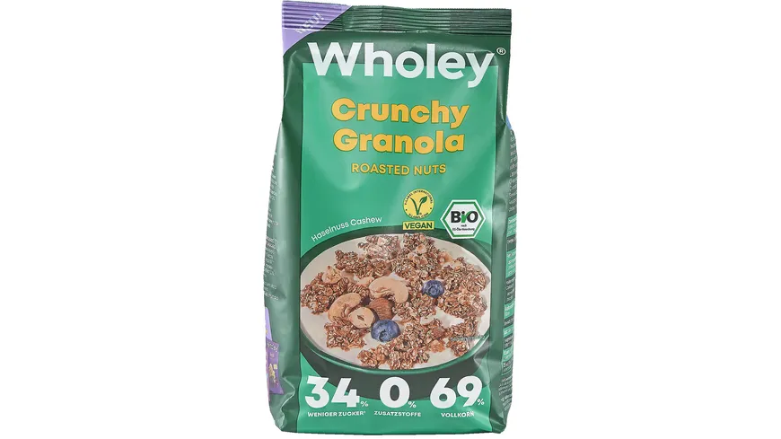 Wholey Bio Roasted Nuts Granola 300 g