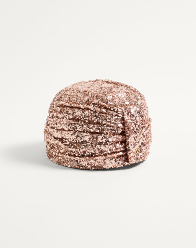 Turbante de lantejoulas