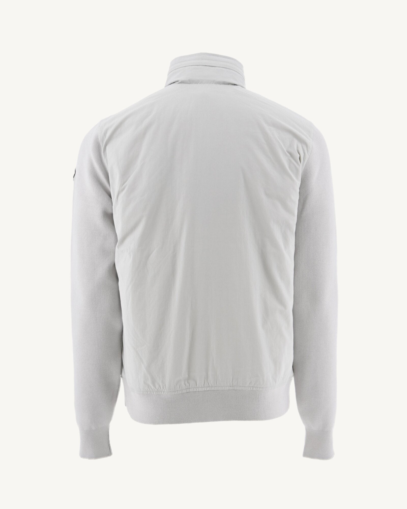 Veste à capuche bi-matière Gris clair Bardenas