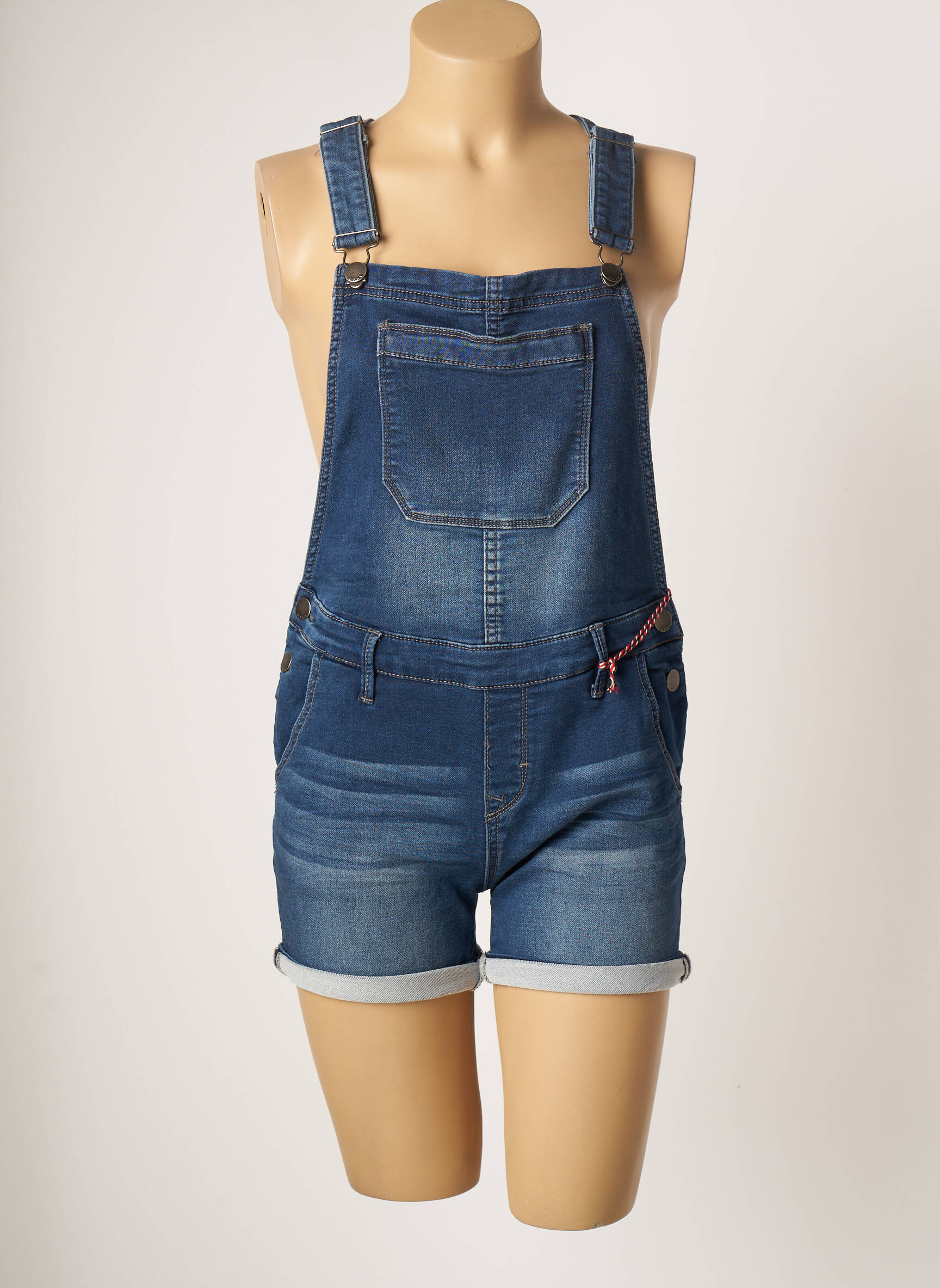 Jogg Salopettes Femme couleur bleu