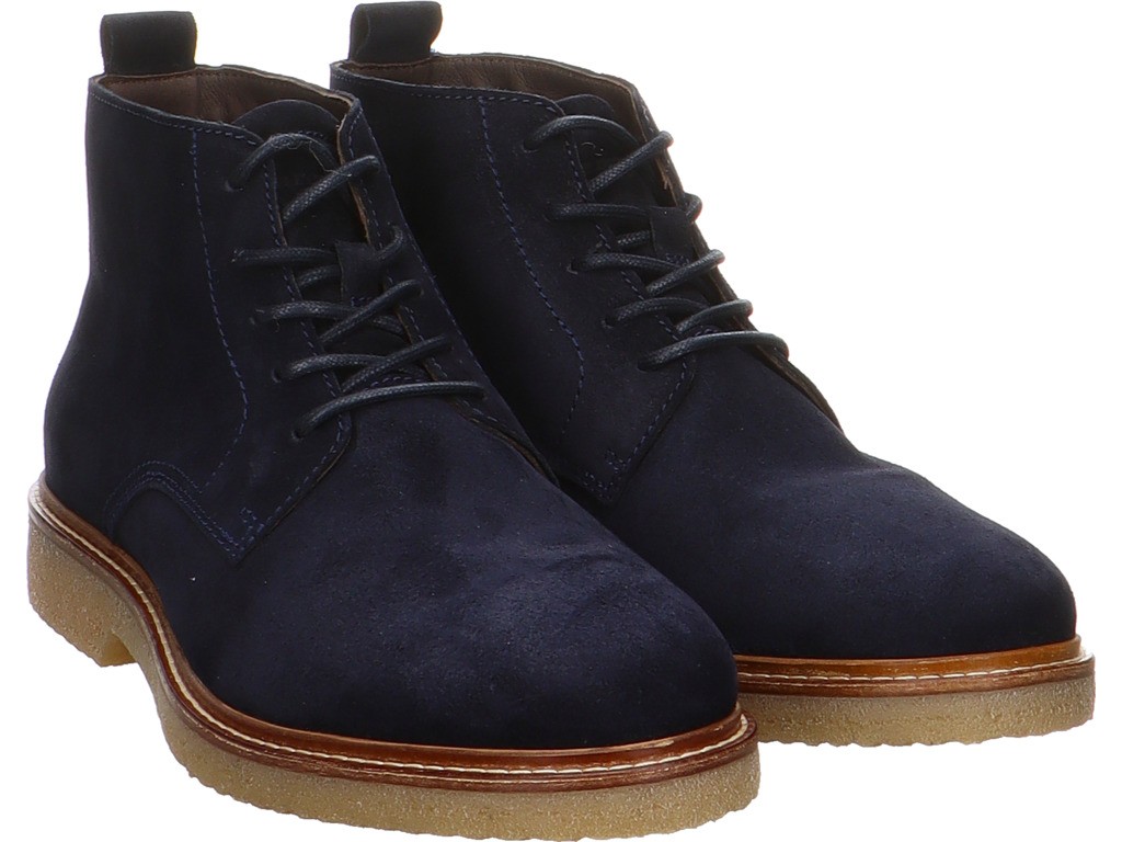 MARC O'POLO Stiefeletten blau Lace up Bootie