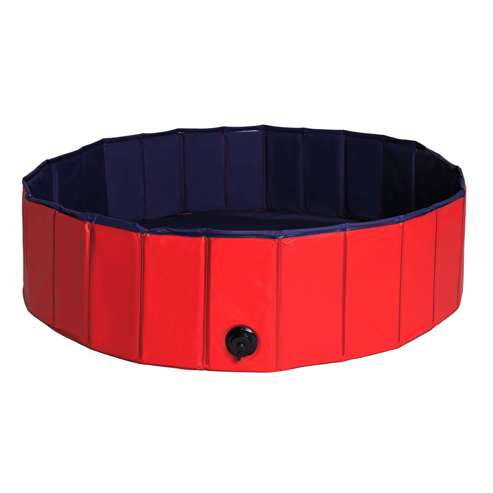 Lionto Wasserspielzeug Lionto 120 cm Hundepool mit Ablassventil - faltbar