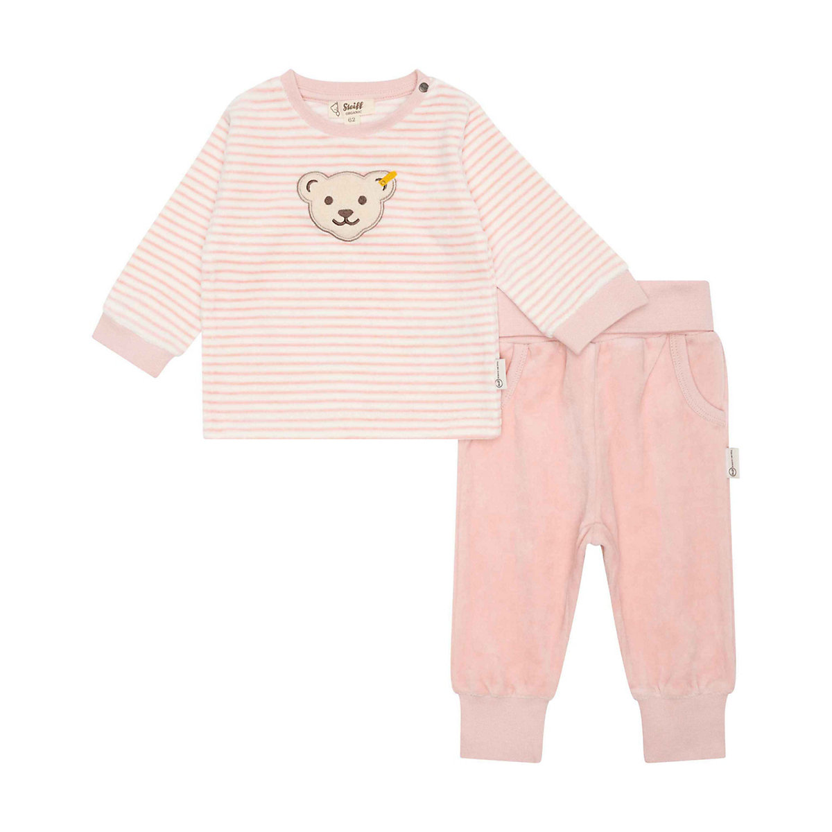 Set Hose + Sweatshirt Baby Wellness gestreift Hausanzüge