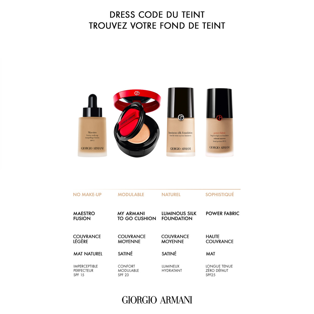 Giorgio Armani Luminous Silk Fond de Teint Soyeux Lumineux