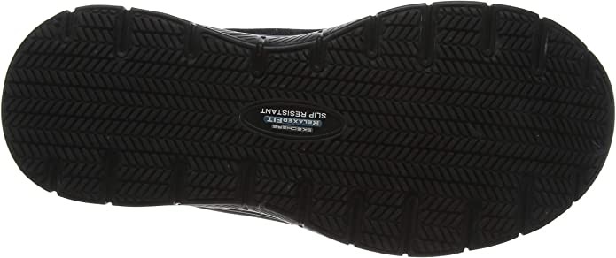 SKECHERS Freizeit Schnürer schwarz FLEX ADVANTAGE SR -
