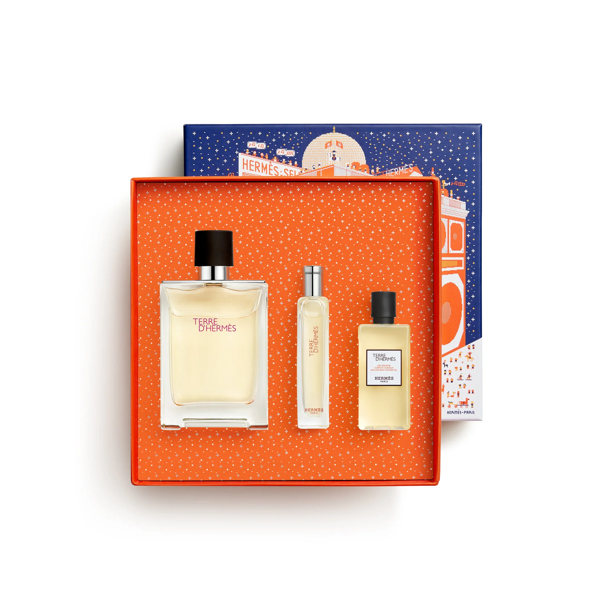 Terre d'Hermès Box Terre d'Hermès, Тоалетна вода - Мушка парфемска кутија, Тоалетна вода, Купатило и туширање