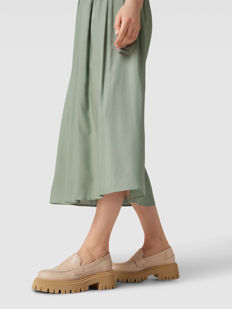 Penny-Loafer mit hohem Absatz Modell 'ALAMA' in sand