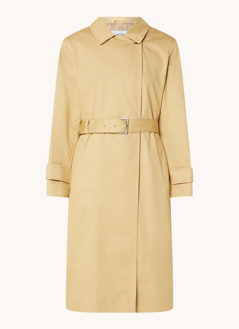 Trench coat Calvin Klein con cintura e tasche laterali