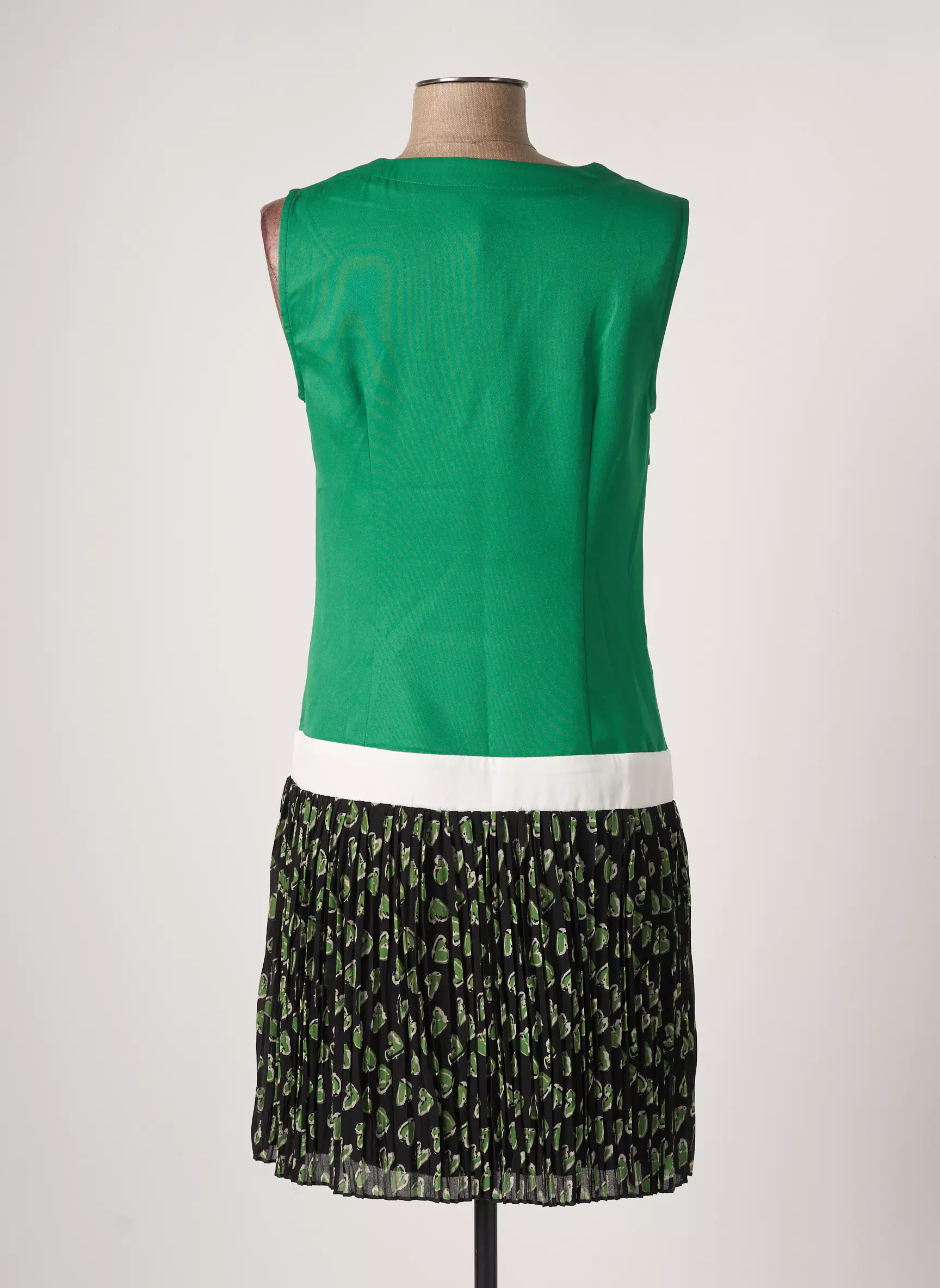 Acbelle Robes Mi Longues Femme couleur vert