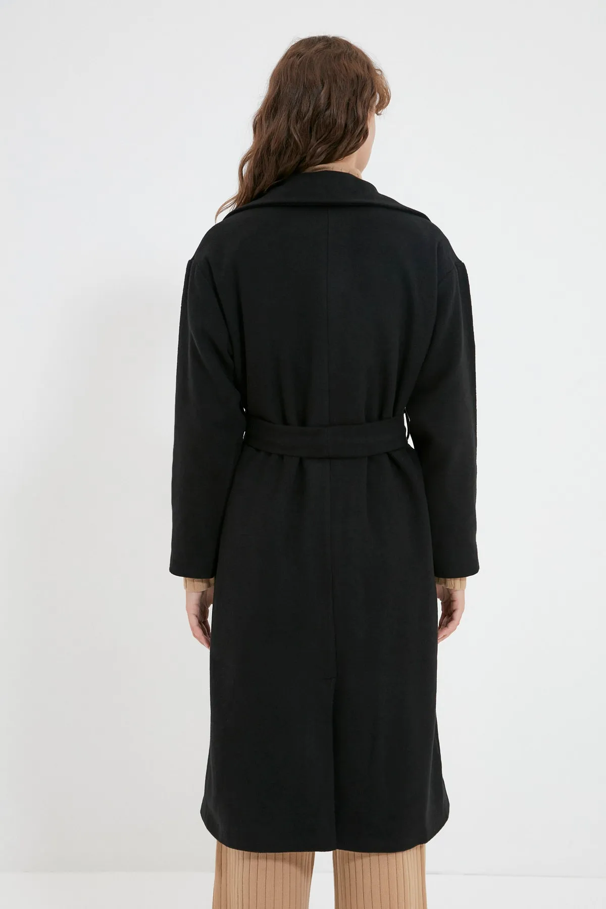 Trendyol Modest  Mantel - Schwarz - Zweireihig
