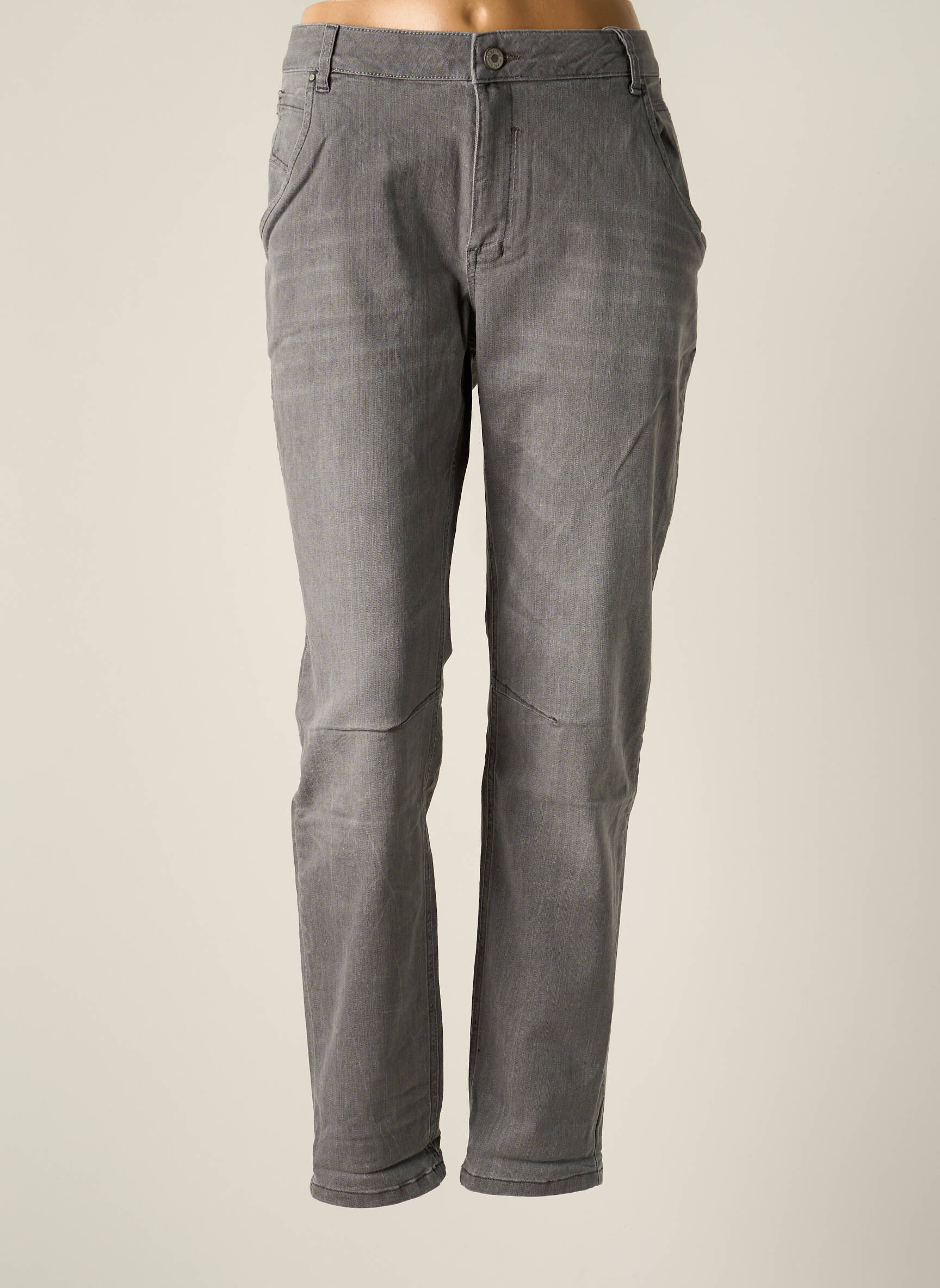 Betty   Co Jeans Coupe Droite Femme couleur gris