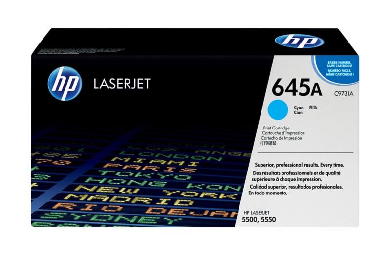 HP 645A Original Tonerkartusche C9731A Cyan