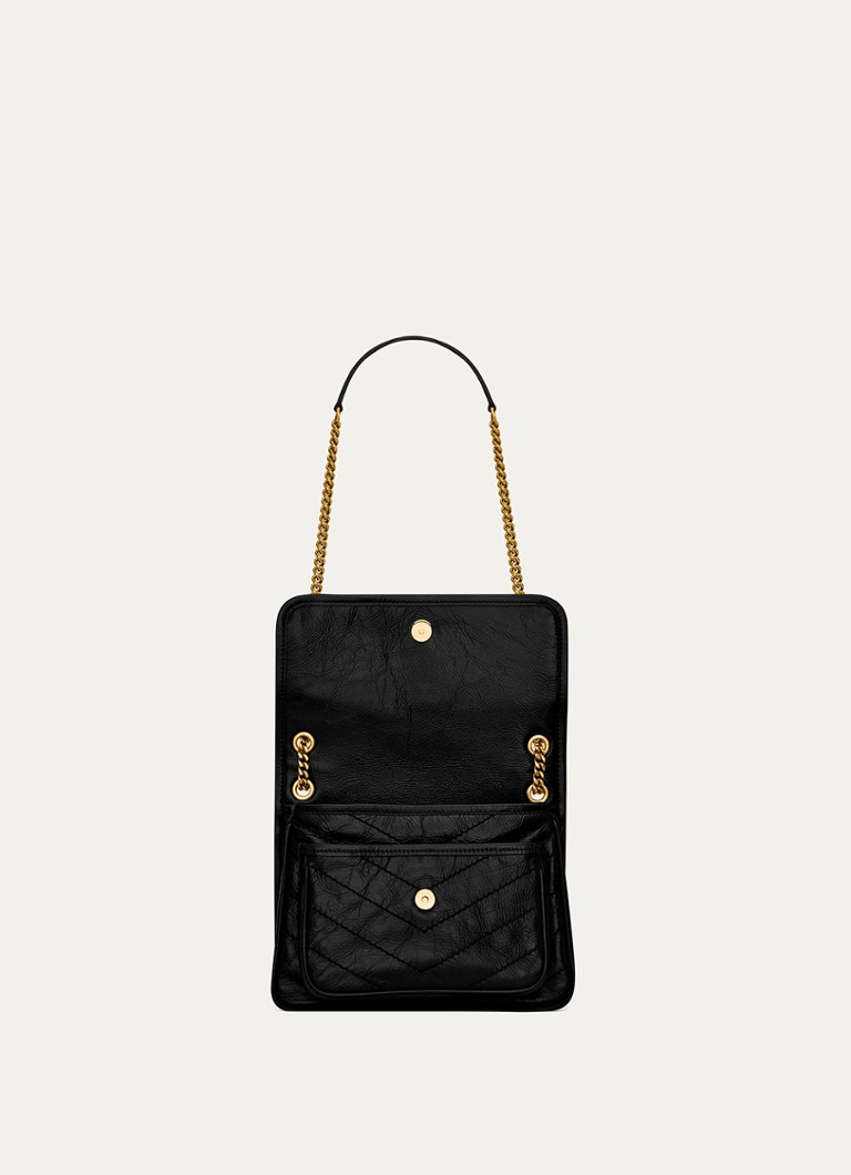 Borsa a tracolla Saint Laurent Niki Baby in pelle di vitello