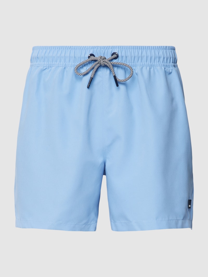Badehose mit elastischem Bund Modell 'JONES BAY' in blau