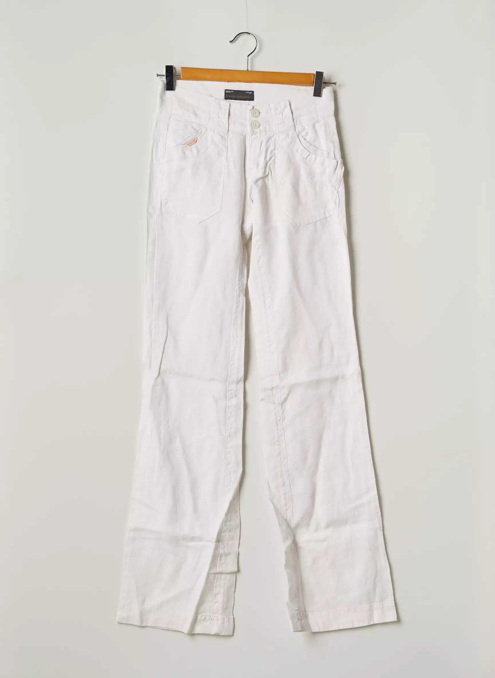 Freeman T Porter Pantalons Droits Femme couleur blanc