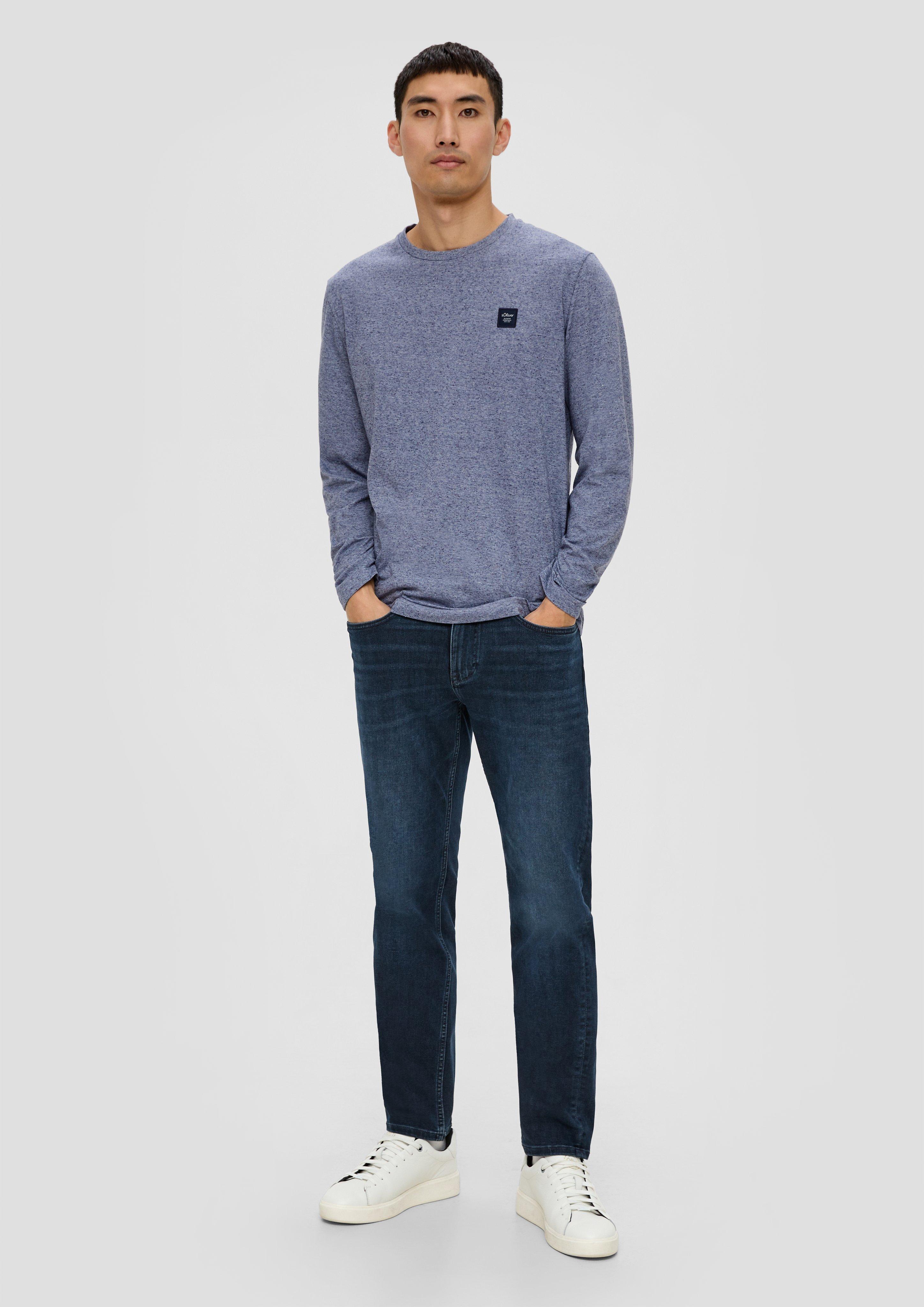 Meliertes Langarmshirt  2138647-90W2