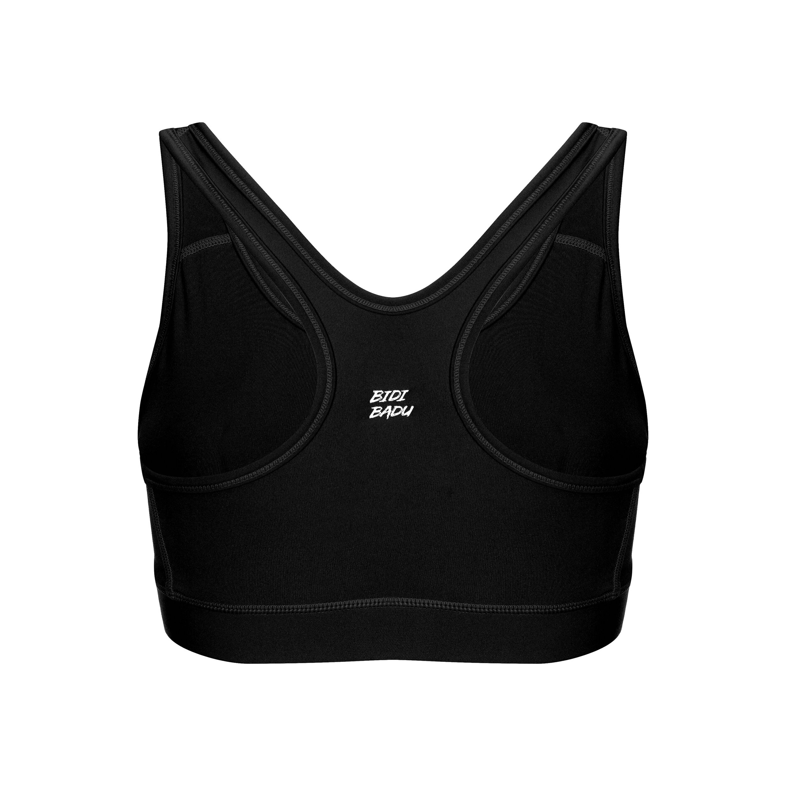Jude Tech Sport-BH Damen - Schwarz, Weiß