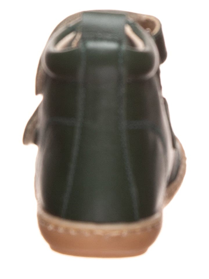 kmins Leder-Sneakers in Dunkelgrün günstig kaufen 21