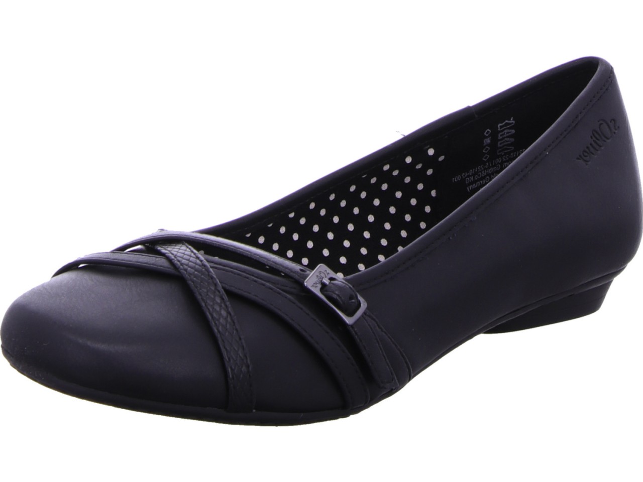 S.OLIVER Sportliche Slipper schwarz