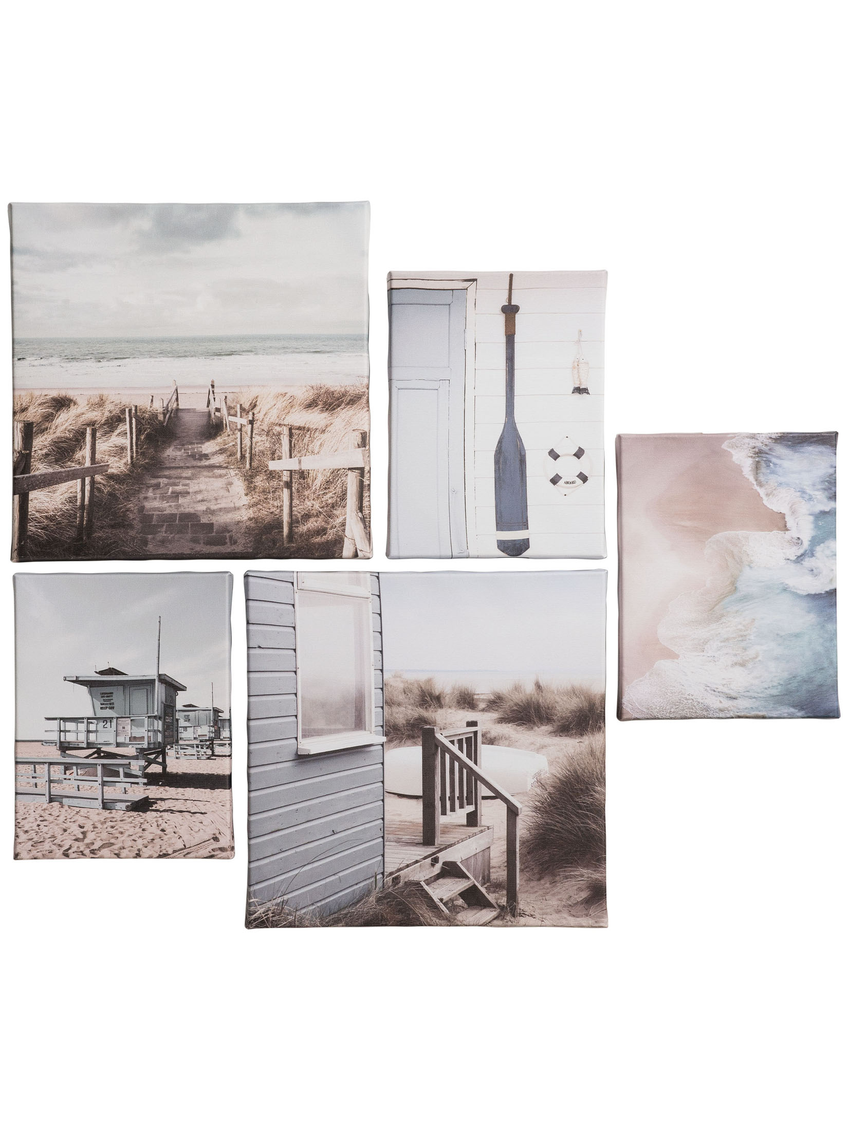 Beachlife Leinwand Druck, Blau
