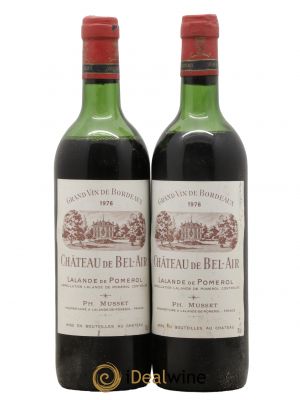 Château de Bel-Air  1976 - Lot de 2 Bouteilles