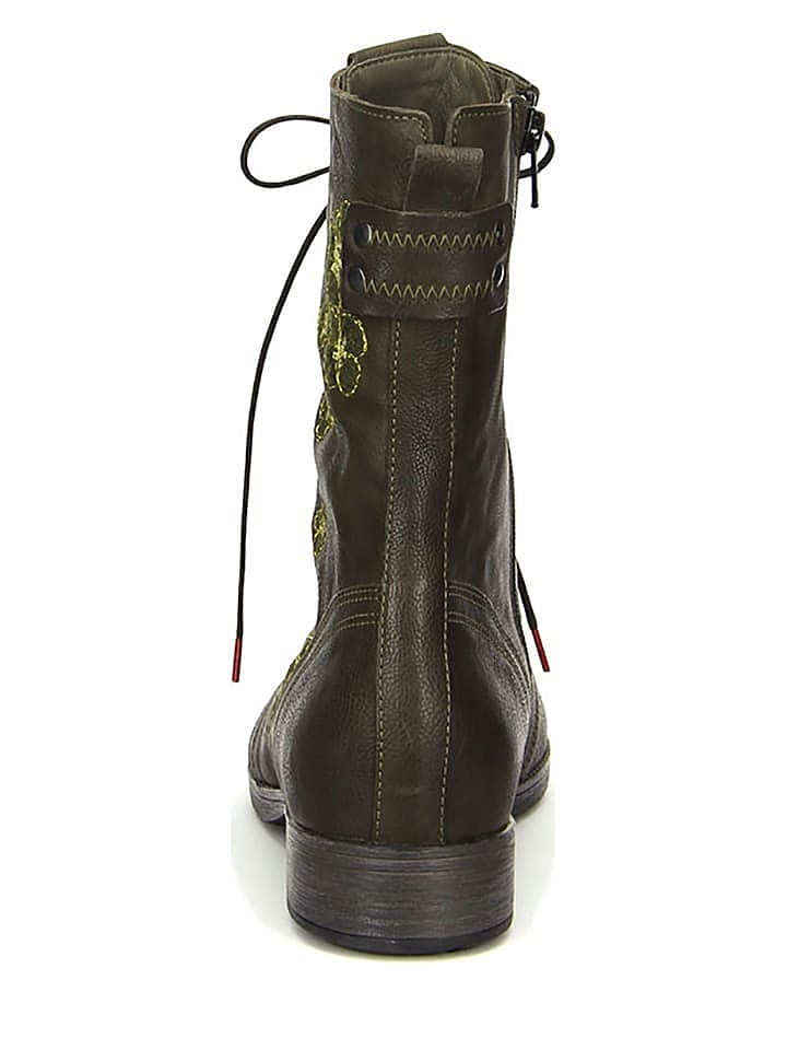 Think! Leder-Stiefeletten 