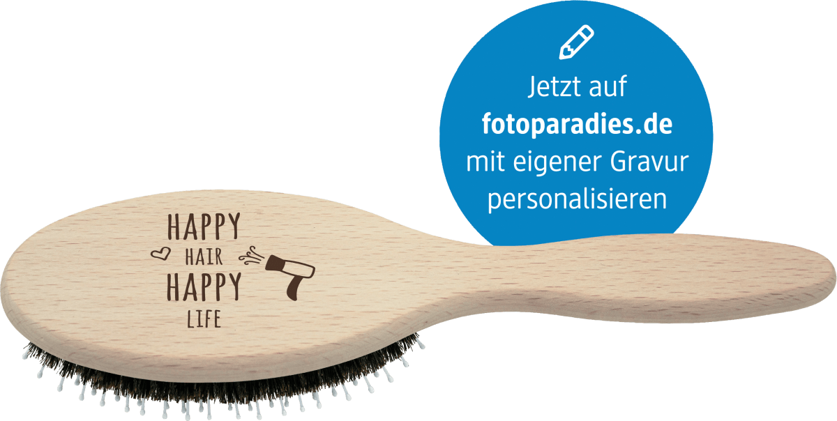 nature Pflege & Glanz Holzbürste oval, 1 St