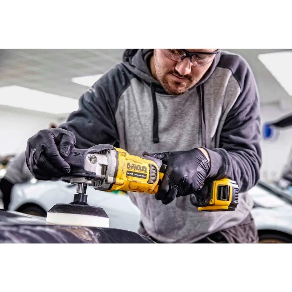 DeWalt Rotationspoliermaschine DCM849N-XJ Akku-Rotationspolierer, 18 V, 2.200min-1, Ø180mm, 800 min. U/min, 2200 max. U/min, Ø 180 mm, Poliermaschine, Autopolierer (ohne Akku & Netzteil)