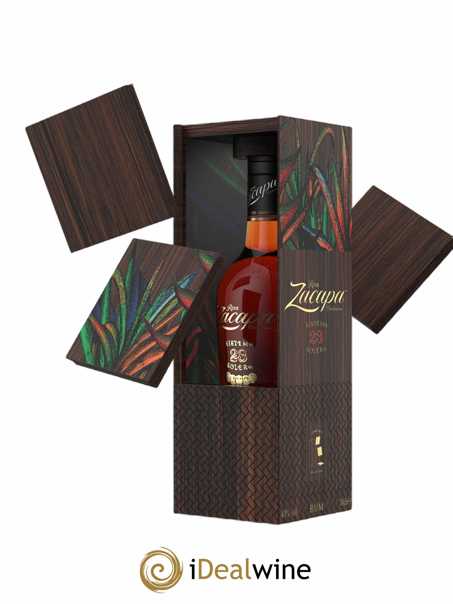 Rhum 23 ans coffret bois Zacapa (70cl)  - Lot de 1 Bouteille