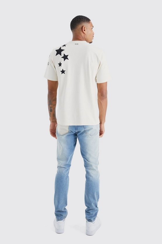 Tall T-Shirt mit Sternen-Print