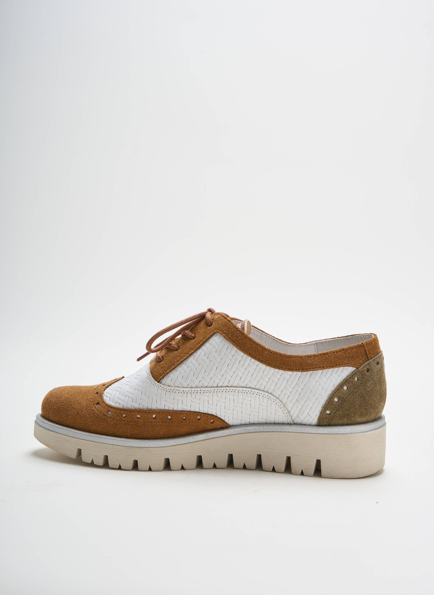 Geo Reino Derby Femme couleur blanc