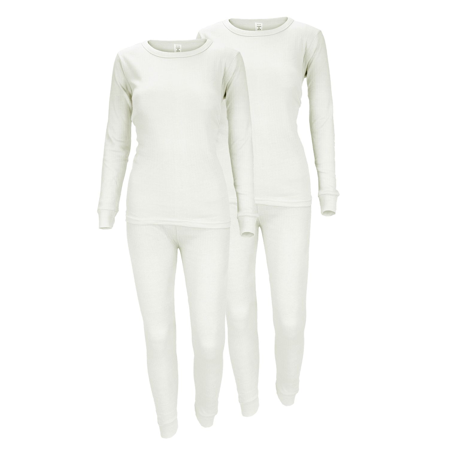 Black Snake Cozy Creme 2er-Pack Damen Thermounterwäsche Set