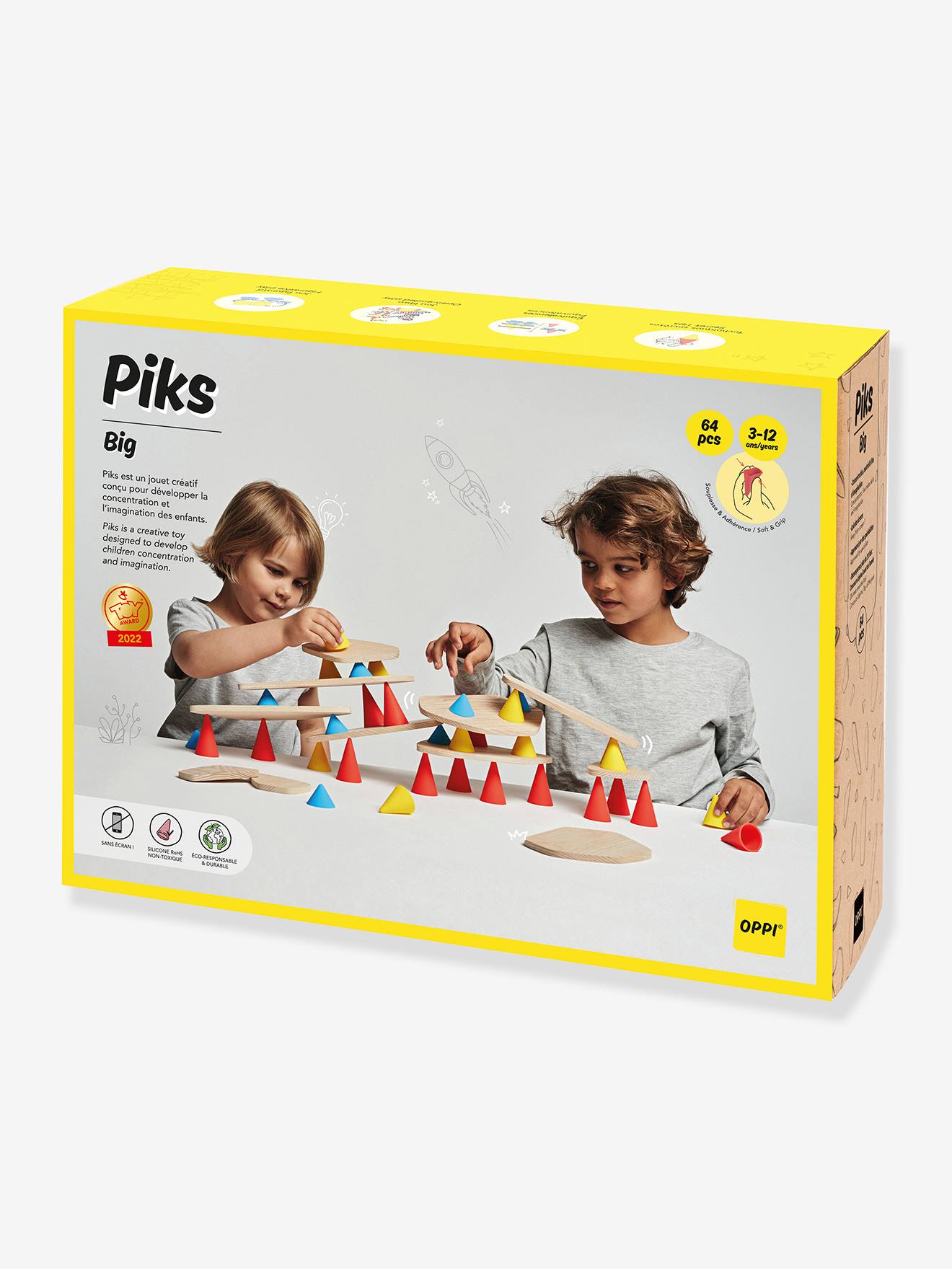 Jeu de construction Grand Kit Piks OPPI multicolore