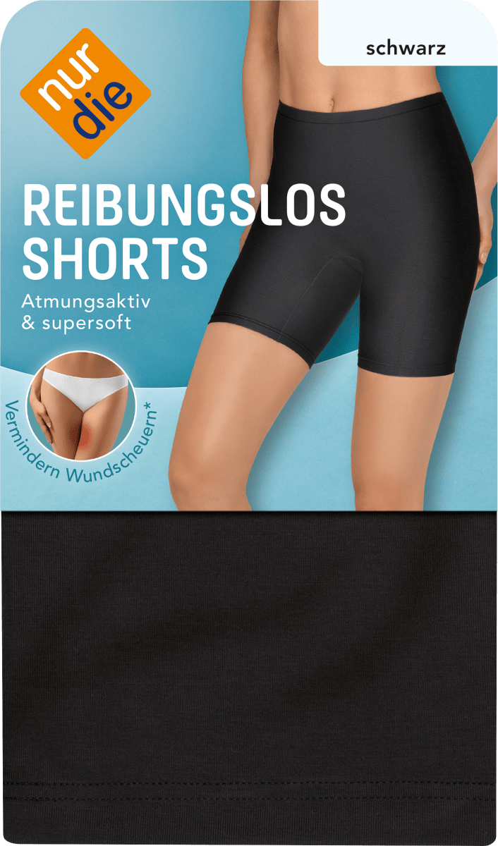 Shorts Reibungslos schwarz Gr. 44/46, 1 St