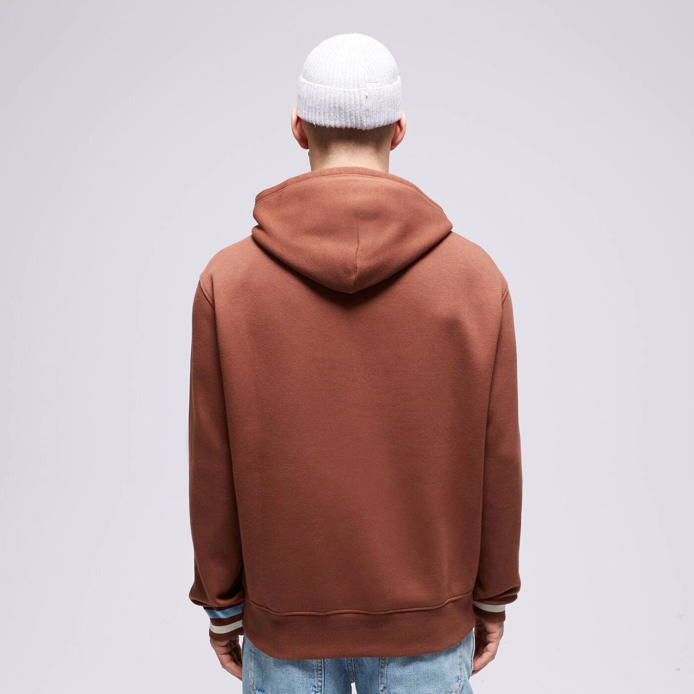CHAMPION HOODIE HOODED SWEATSHIRT Braun