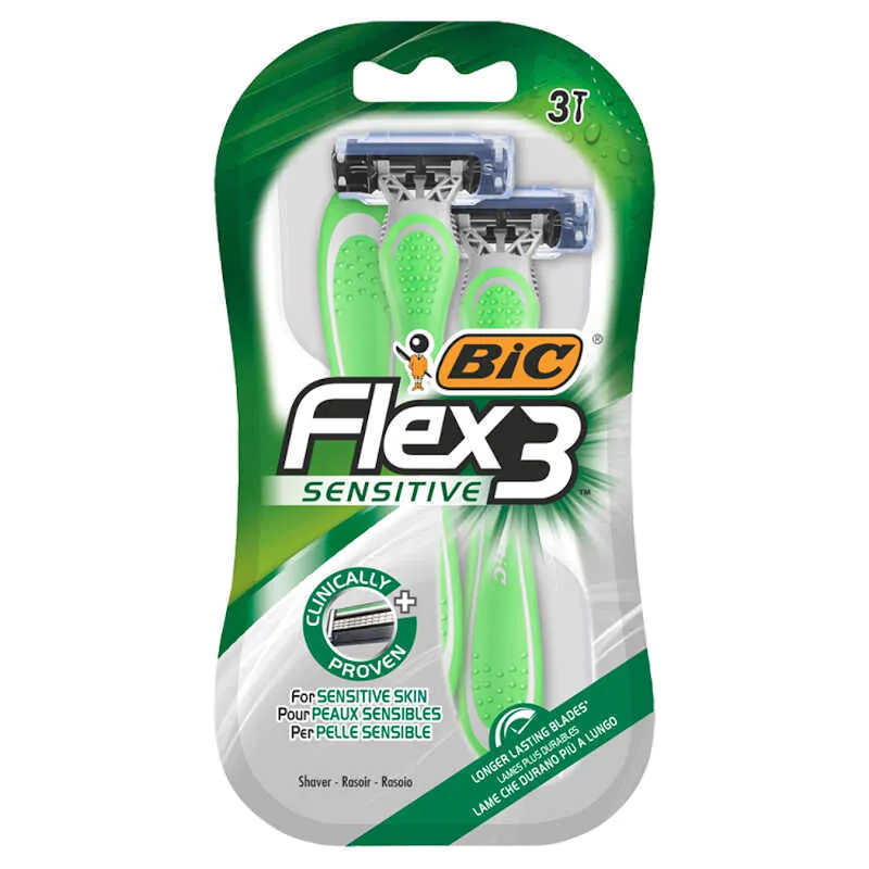 Ξυράφι Bic Flex 3 για ευαίσθητες φουσκάλες
