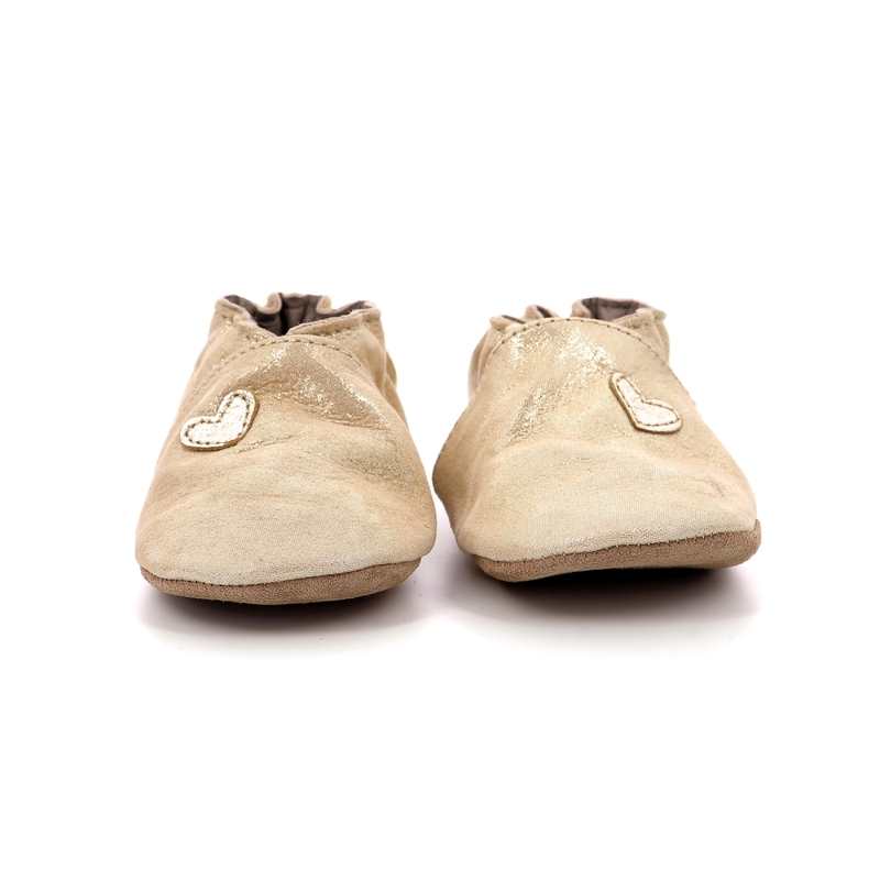 Chaussons cuir tannage vegetal Mini Love