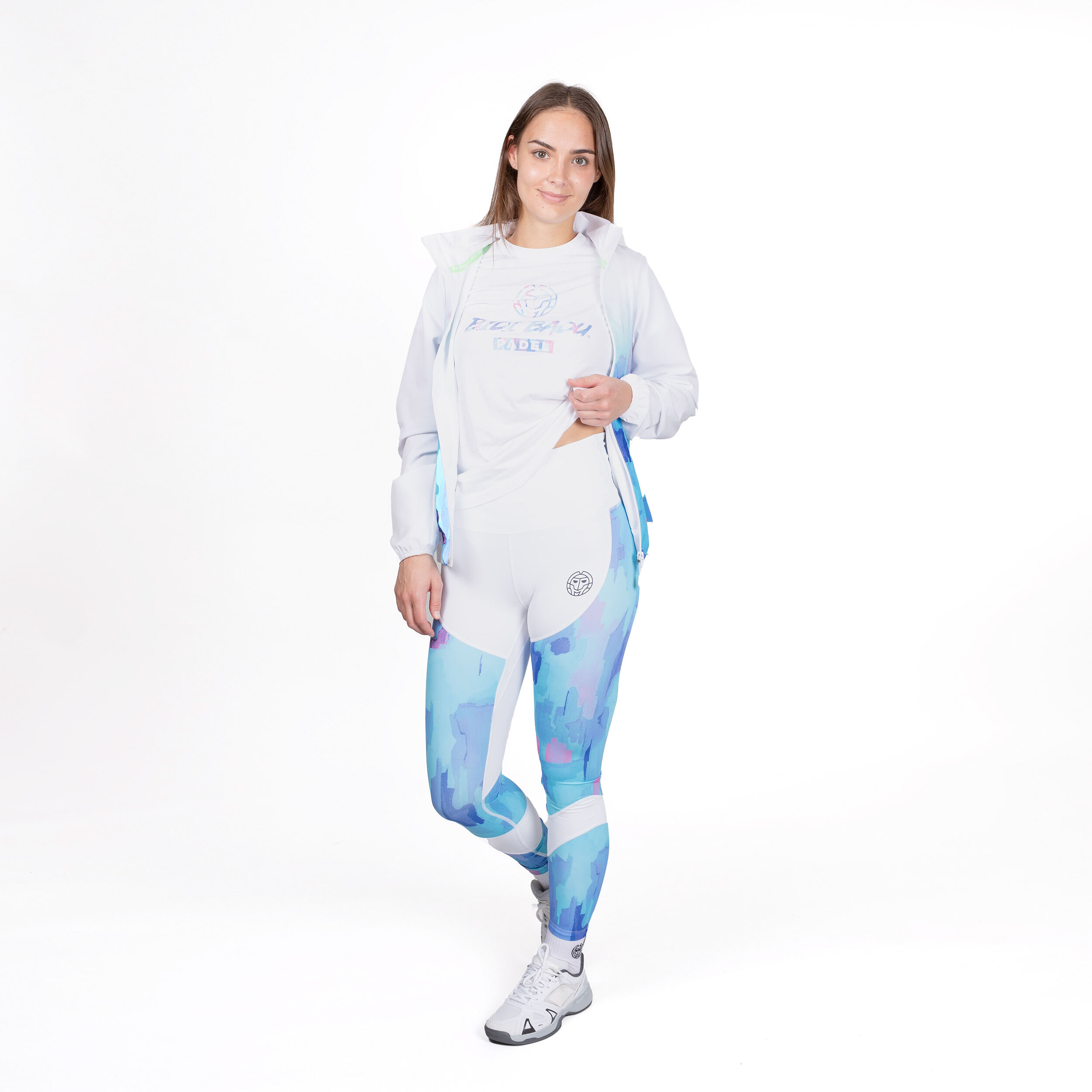 Gene Tech Trainingsjacke Damen - Weiß, Blau
