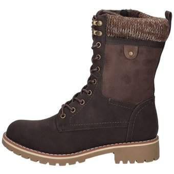 Charmosa Schnürstiefelette in braun