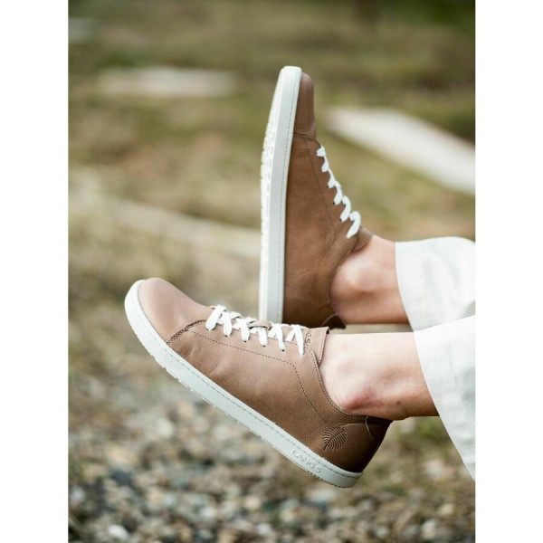 LANG.S ~ Zen LowCut Leder ~ Taupe