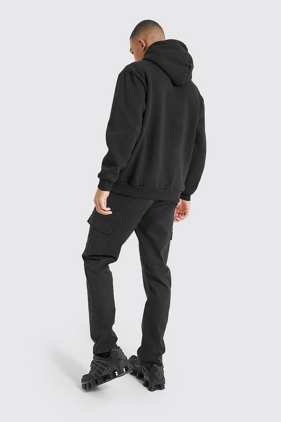 Twill Cargo-Hose mit geradem Bein