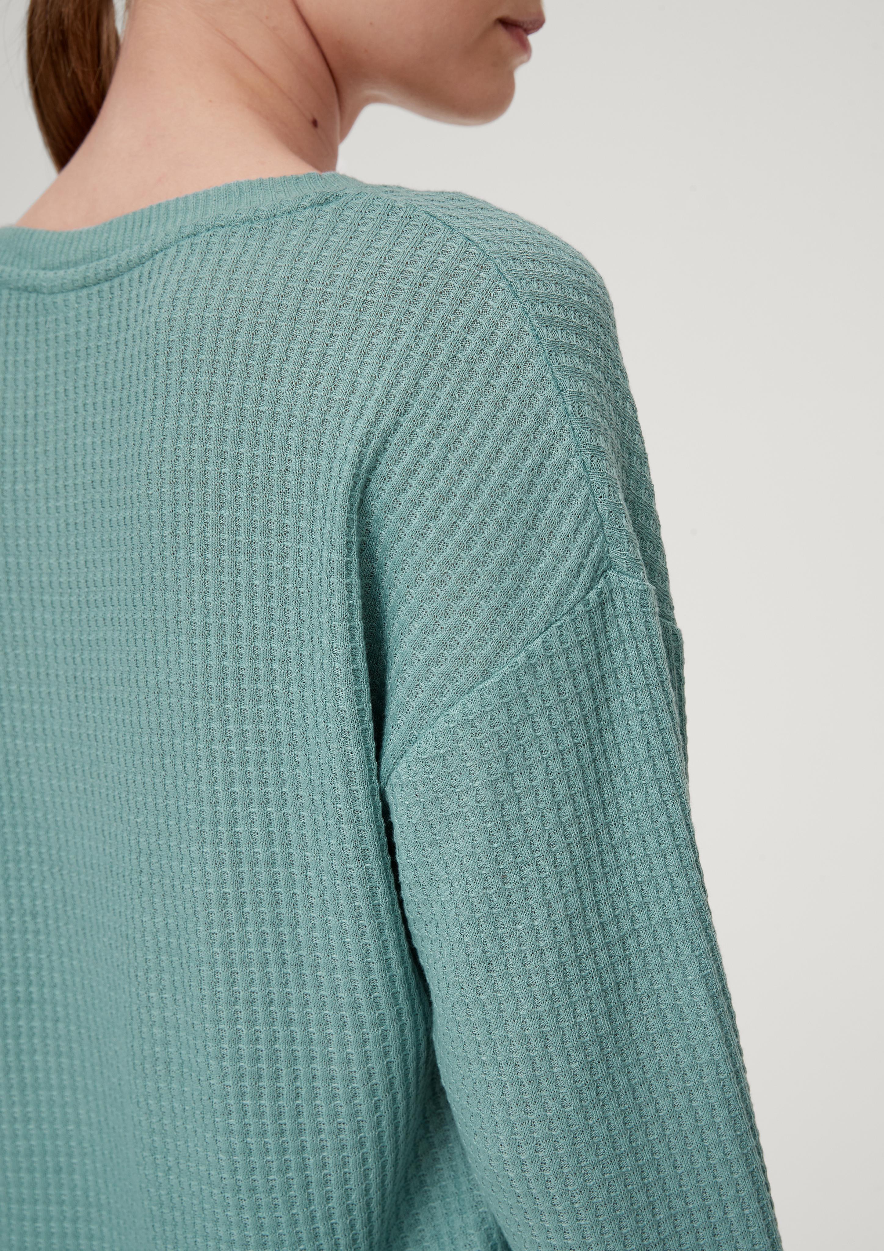 Pyjamaoberteil aus Waffelpiqué  6007792-6200