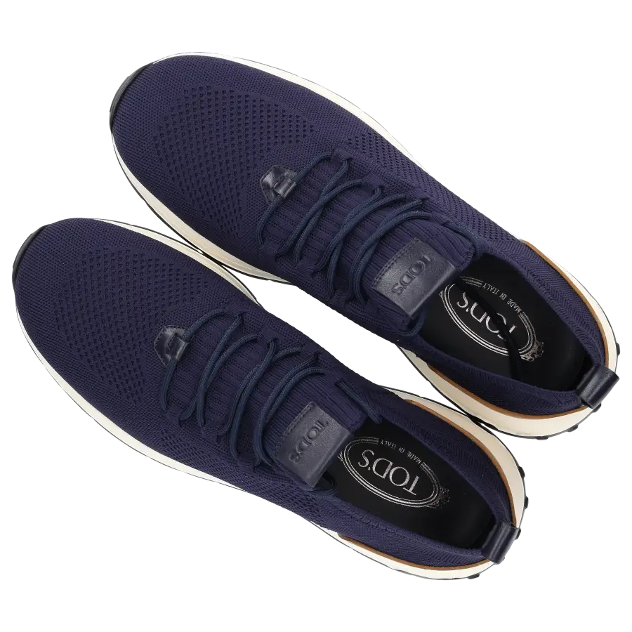 Tod's - Sneaker low SOCKS-SNEAKER technisches Gewebe - blau