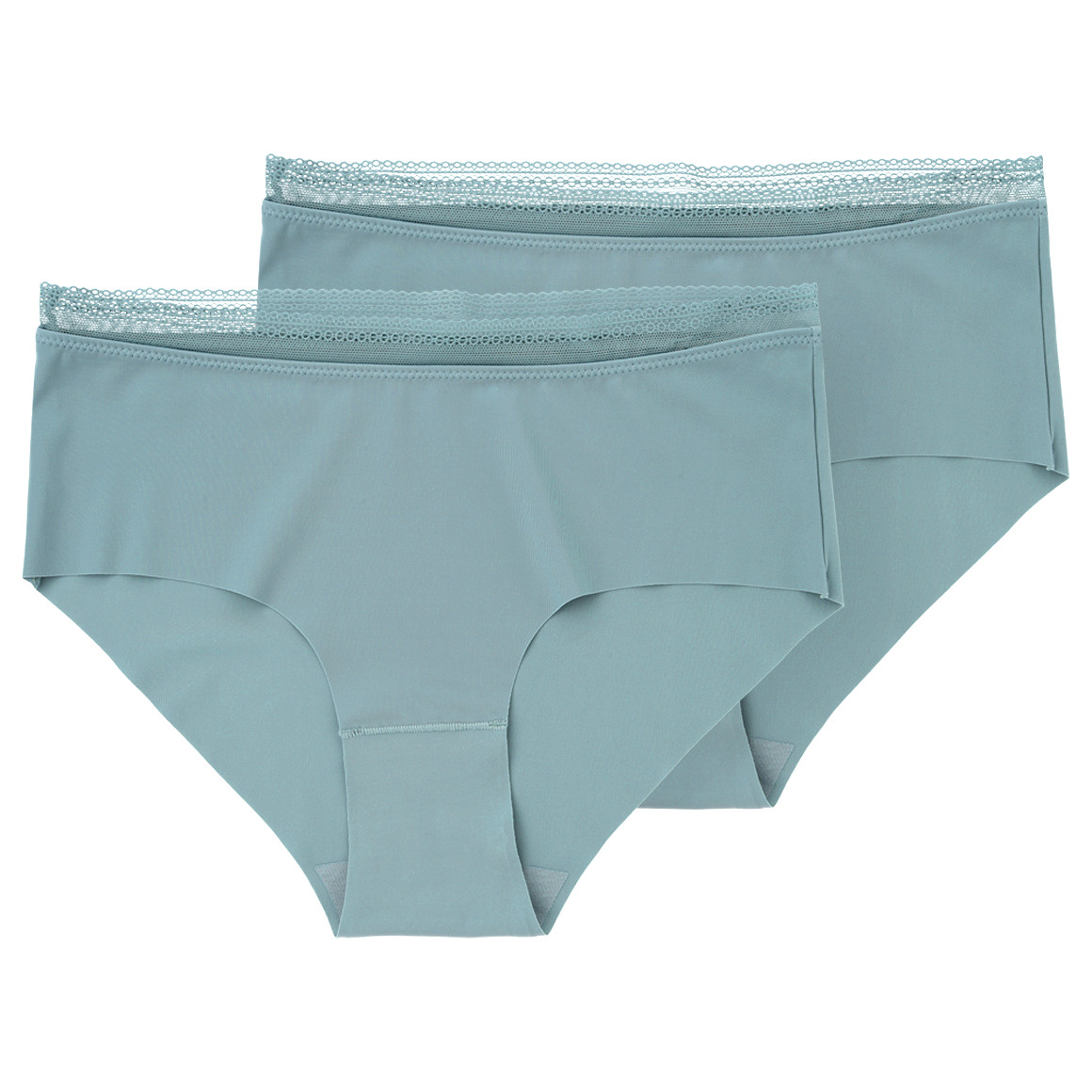 2 Damen Seamless-Pantys mit Spitze