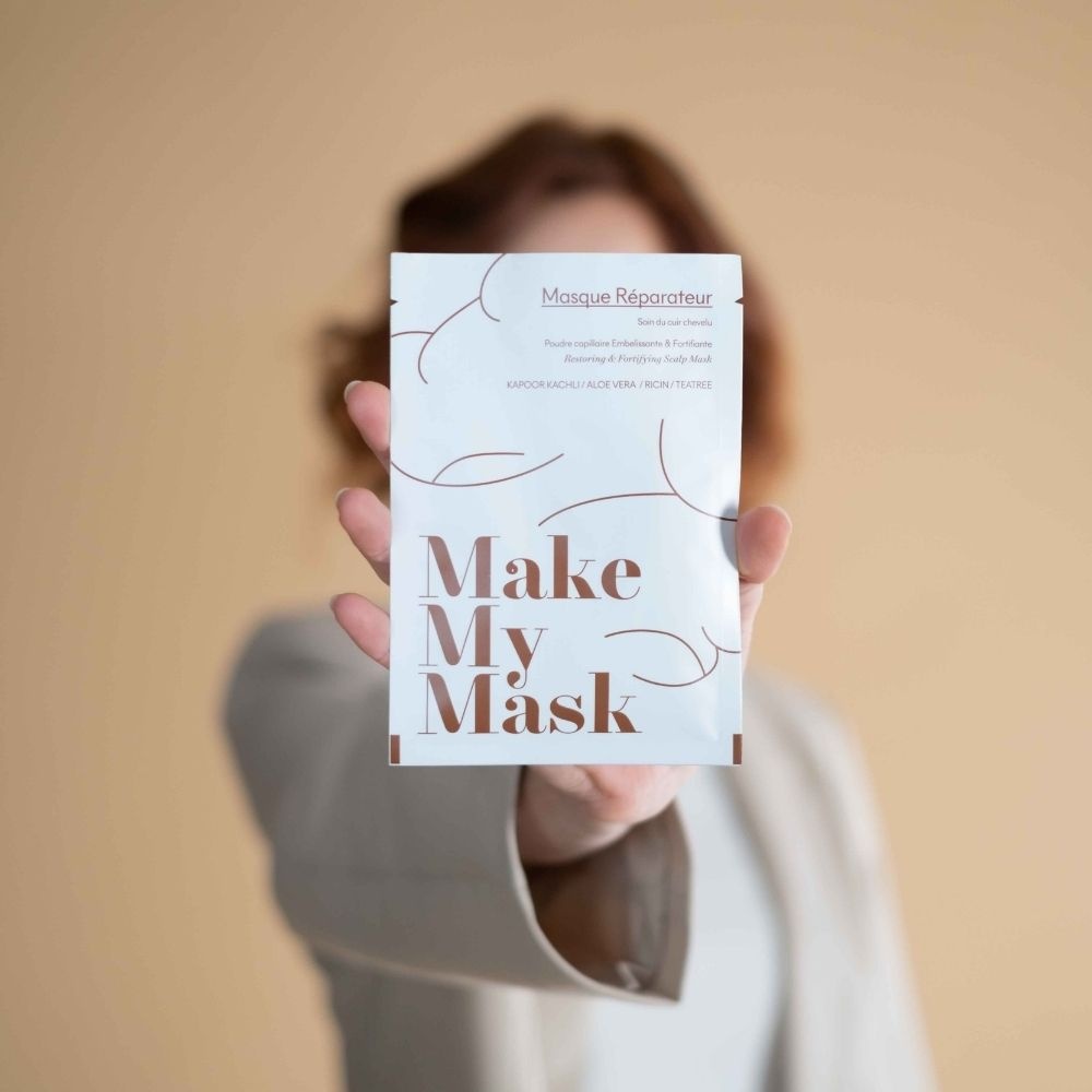 makemymask Masque Réparateur - pack de 4 masques Masque capillaire
