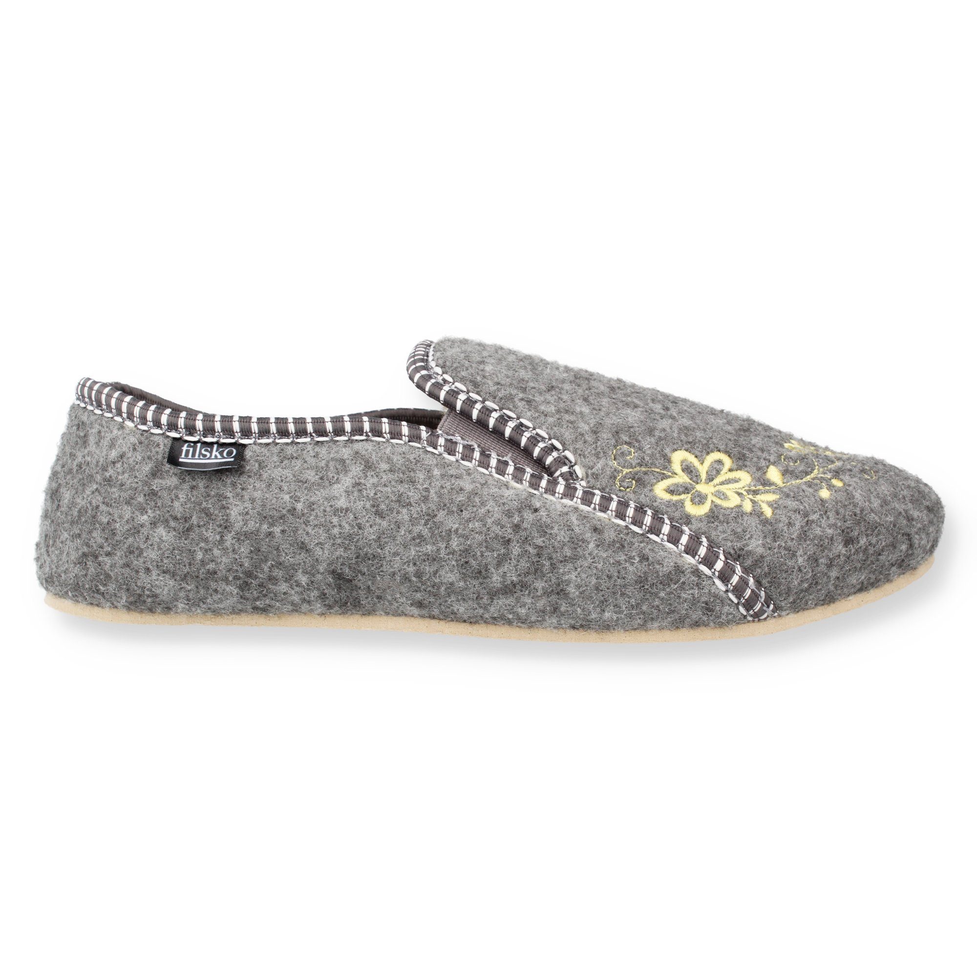 filsko Winter HausSchuhe / Pantoffeln für Damen Slipper mit Schafwolle gefüttert