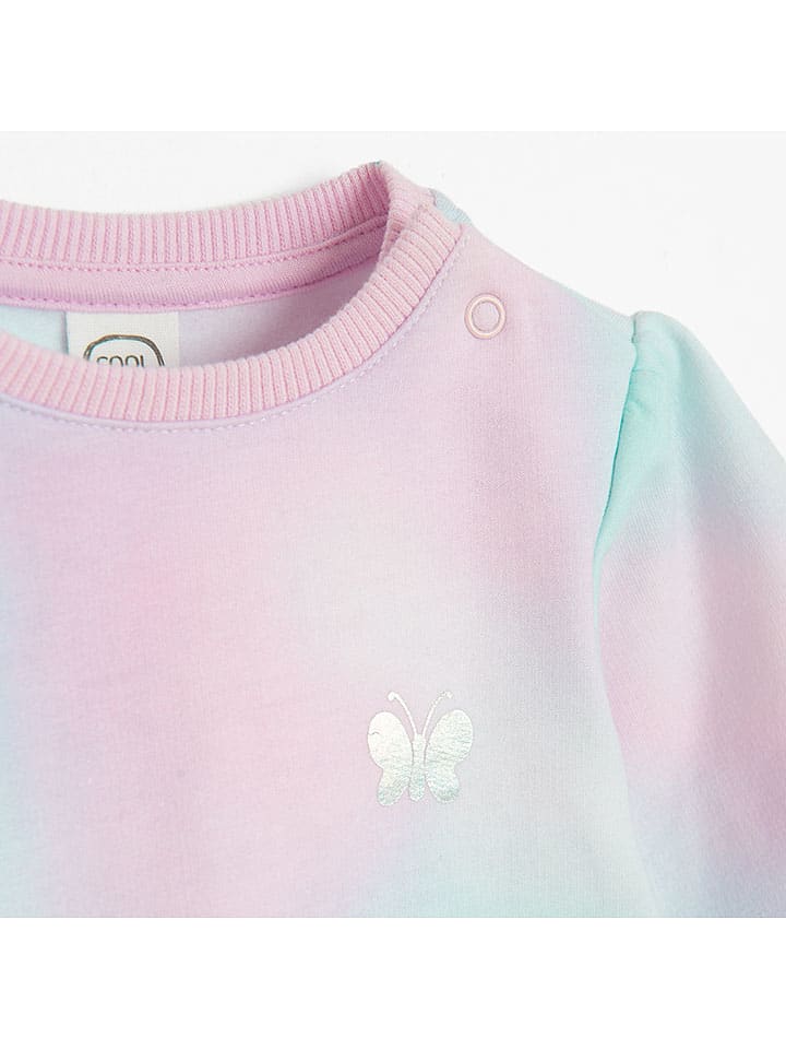 COOL CLUB Sweatshirt in Rosa/ Türkis günstig kaufen