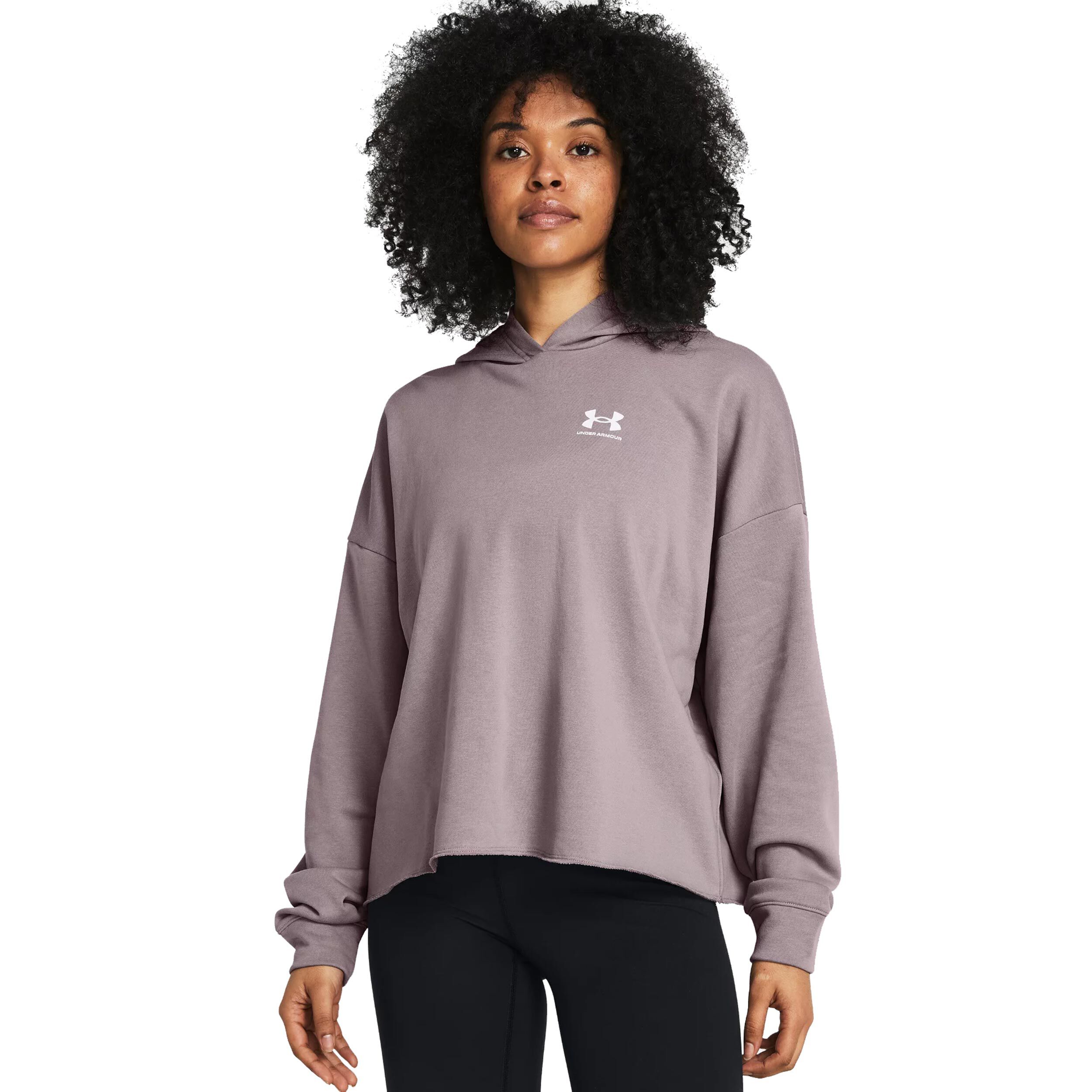 UA Rival Terry OS Hoody Damen - Grau