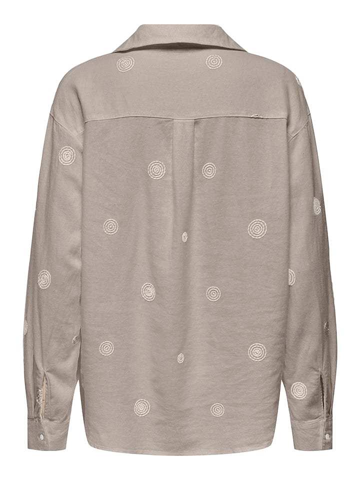 ONLY Bluse in Taupe günstig kaufen